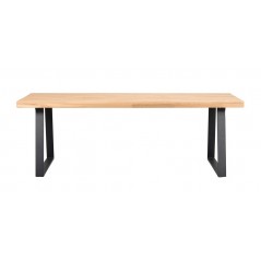 RO Brooklyn Extending Dining Table U 220x95 Oak/Black